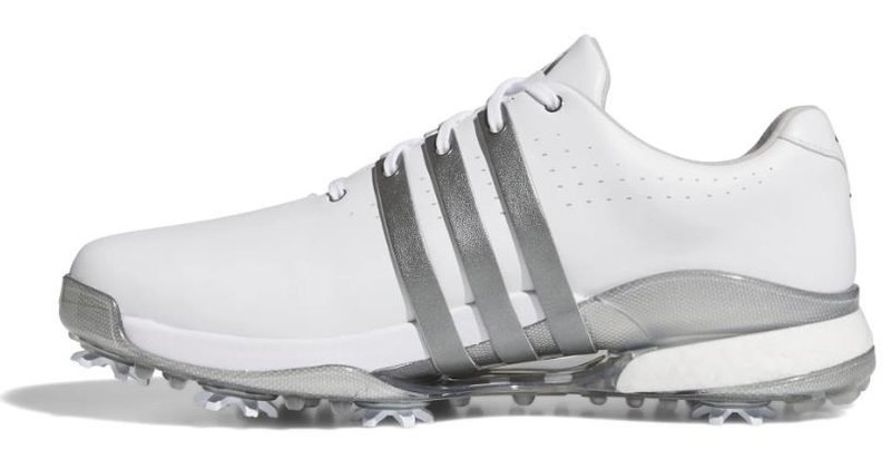 Adidas Tour360 24 pánské golfové boty, white/iron metal/silver