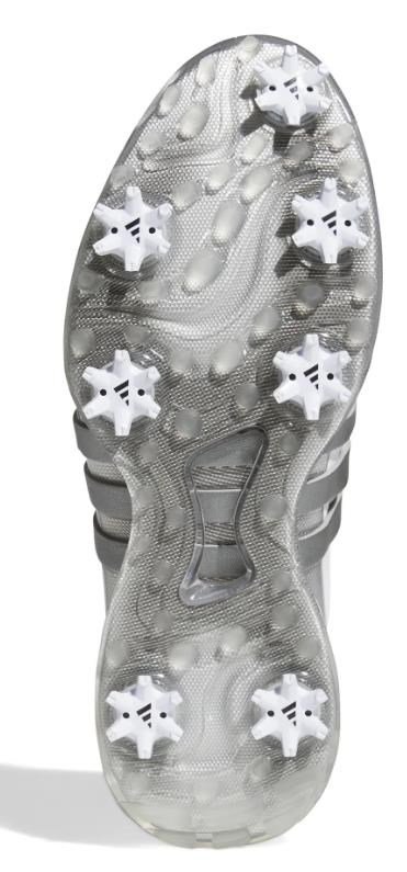 Adidas Tour360 24 pánské golfové boty, white/iron metal/silver