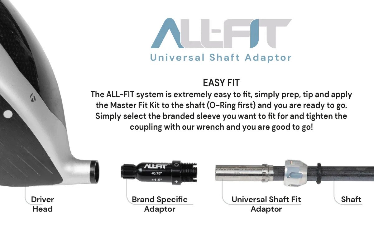 Shaft Adaptor All-Fit Master Wood Fit Kit - Titleist - Driver