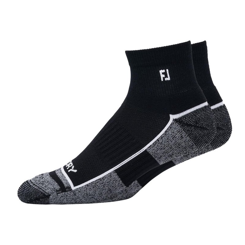 FootJoy ProDry Quarter pánské ponožky, 1pár, černé