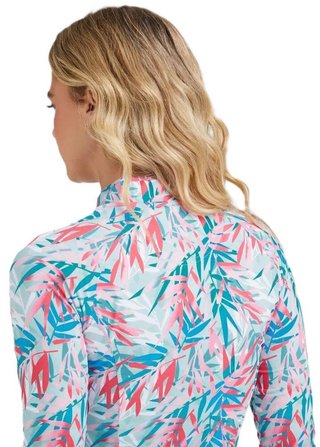 Ping Arwen Printed Longsleeve dámské polo, tropic refreat