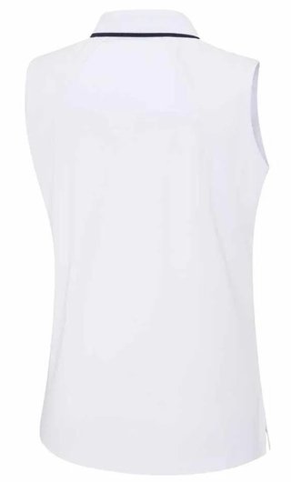 Ping Eben Sleeveless dámské polo, bílé