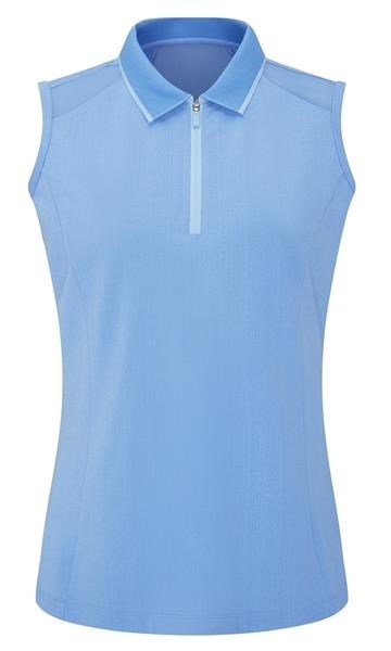 Ping Eben Sleeveless dámské polo, modré