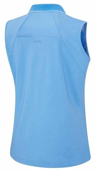 Ping Eben Sleeveless dámské polo, modré