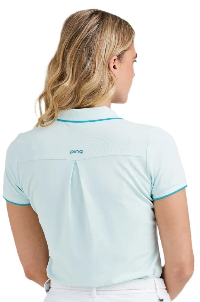Ping Viviana Tipped dámské polo, seaspray