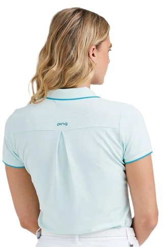 Ping Viviana Tipped dámské polo, seaspray