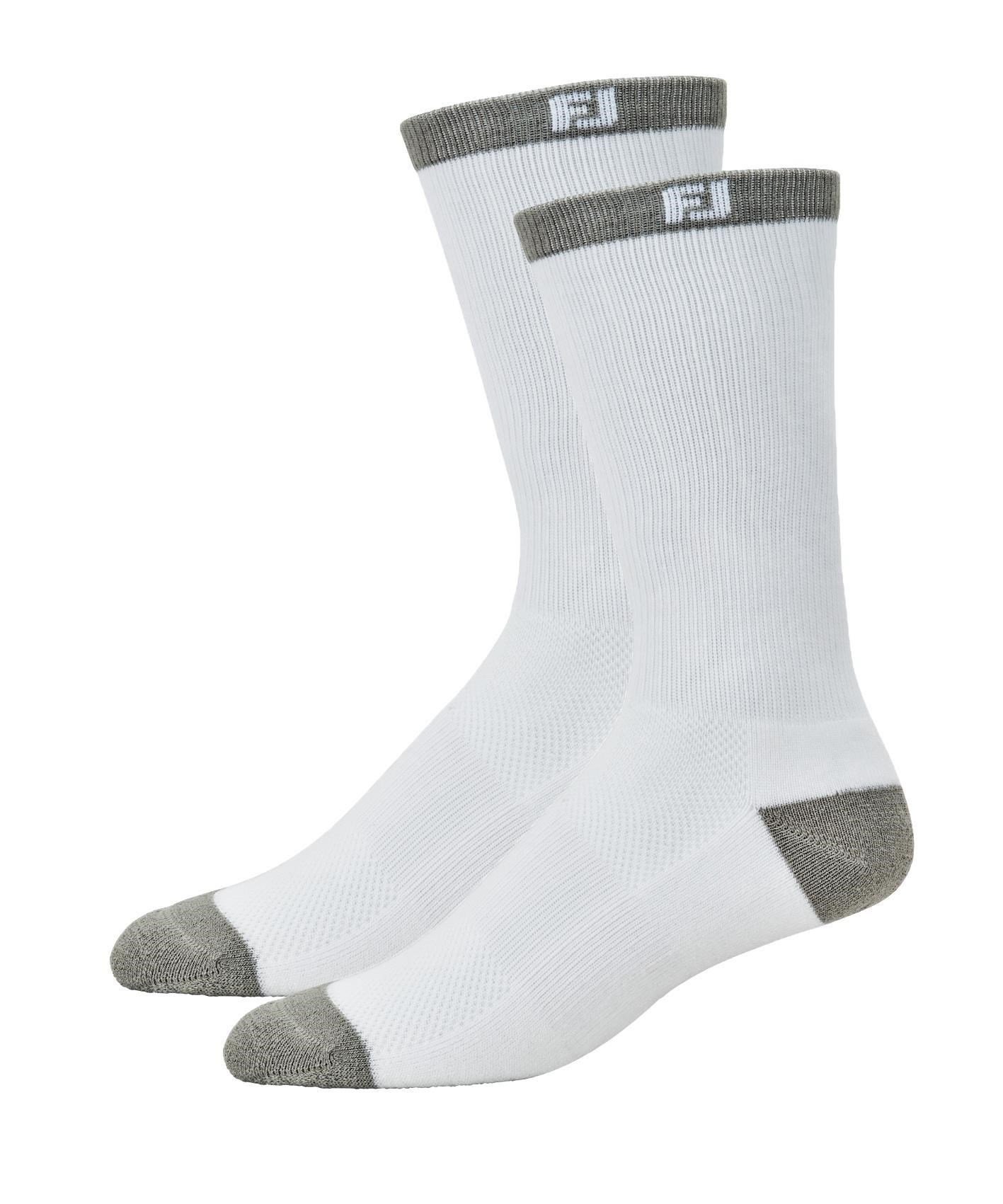 FootJoy ProDry Junior Crew dětské ponožky, 1pár, bílé
