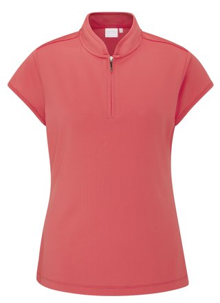 Ping Evetta Jacquard dámské polo, paradise pink