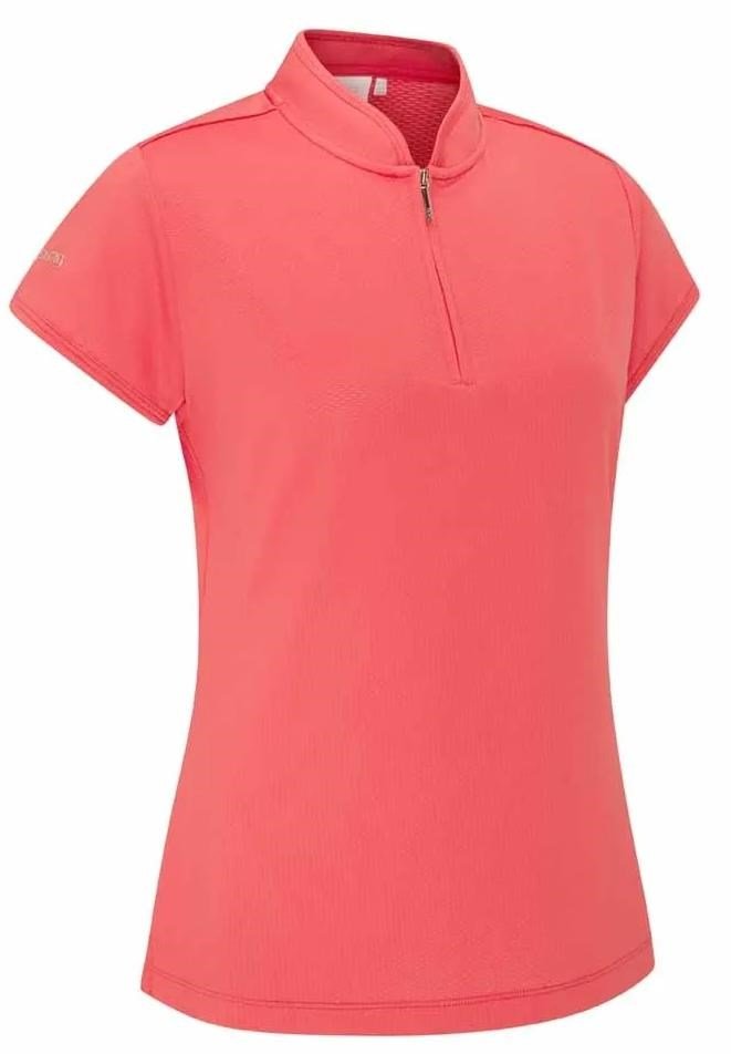 Ping Evetta Jacquard dámské polo, paradise pink