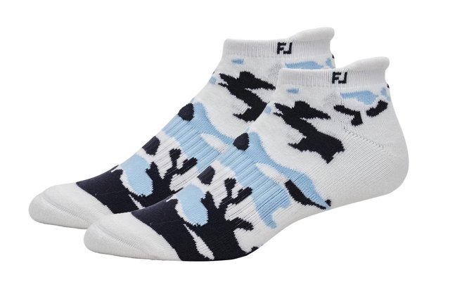 FootJoy ProDry Roll-Tab pánské ponožky, 1pár, bílá camo