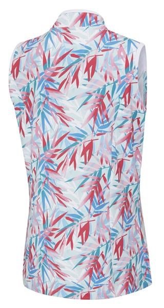 Ping Penola Printed Sleeveless dámské polo, tropic retreat