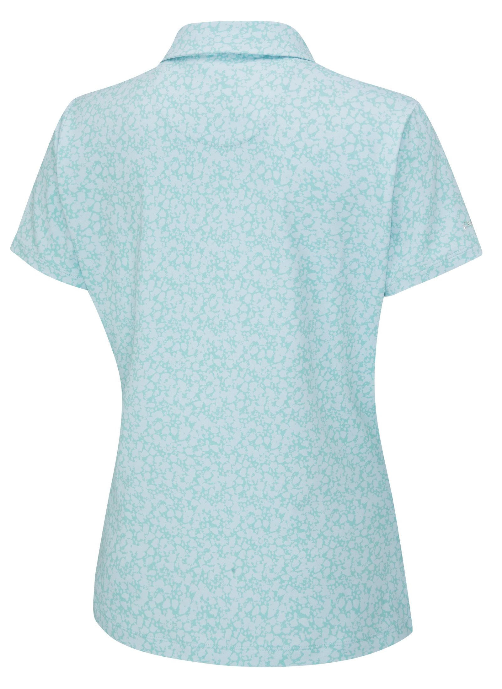 Ping  Aeria Printed dámské polo, splash