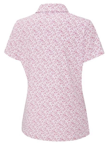 Ping  Aeria Printed dámské polo, fuchsia foliage