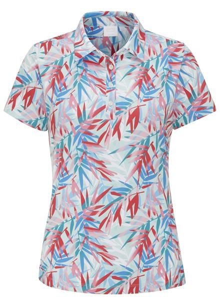 Ping  Aeria Printed dámské polo, tropic retreat