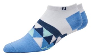 FootJoy ProDry Lightweight Low-Cut Fashion dámské ponožky, bílo/modré