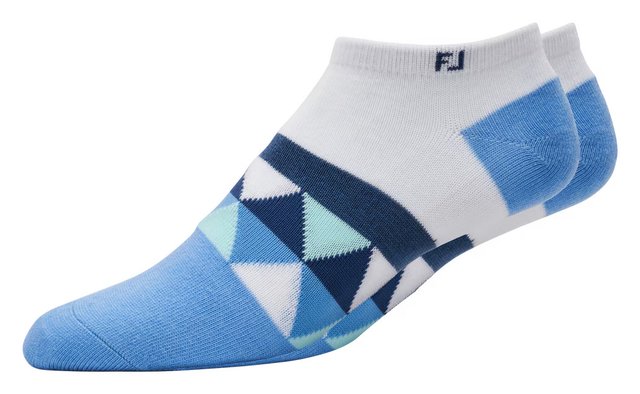 FootJoy ProDry Lightweight Low-Cut Fashion dámské ponožky, bílo/modré