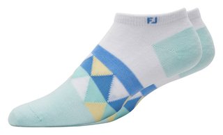 FootJoy ProDry Lightweight Low-Cut Fashion dámské ponožky, bílo/zelené