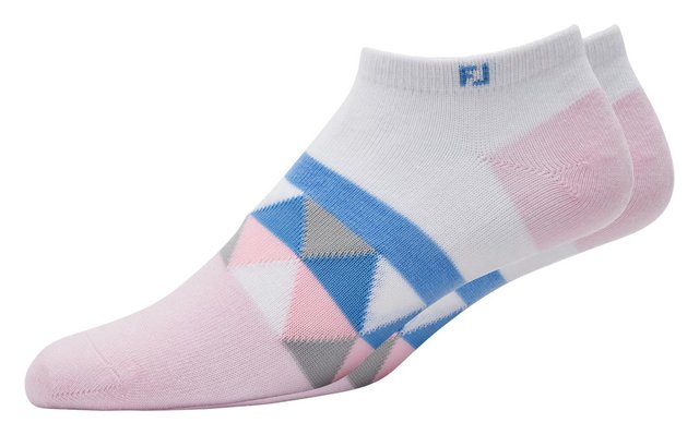 FootJoy ProDry Lightweight Low-Cut Fashion dámské ponožky, bílo/růžové