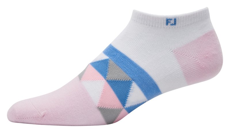FootJoy ProDry Lightweight Low-Cut Fashion dámské ponožky, bílo/růžové