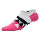 FootJoy ProDry Lightweight Low-Cut Fashion dámské ponožky, bílo/růžové
