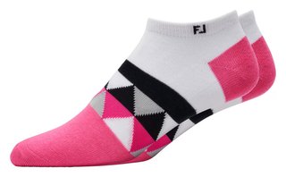 FootJoy ProDry Lightweight Low-Cut Fashion dámské ponožky, bílo/růžové