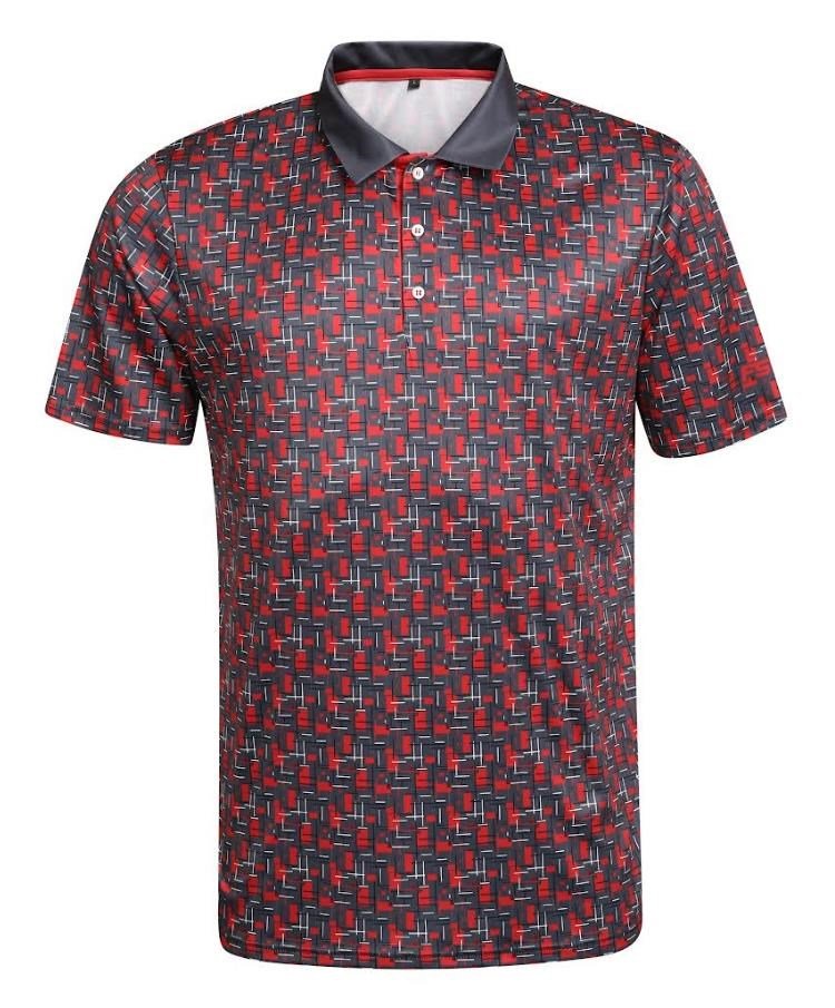 Fashion Sports Wear Lisabon pánské polo, černo/červené