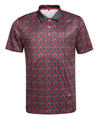 Fashion Sports Wear Lisabon pánské polo, černo/červené