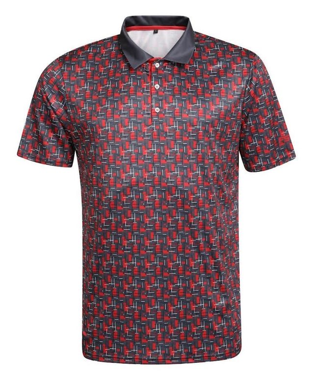 Fashion Sports Wear Lisabon pánské polo, černo/červené
