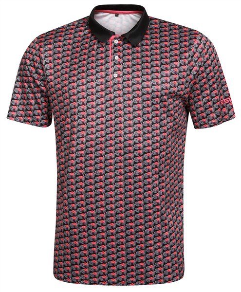 Fashion Sports Wear Nairobi pánské polo, černo/růžové