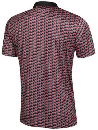 Fashion Sports Wear Nairobi pánské polo, černo/růžové