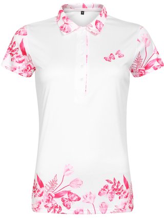 Fashion Sports Wear Tirana Pink dámské polo, bílo/růžové