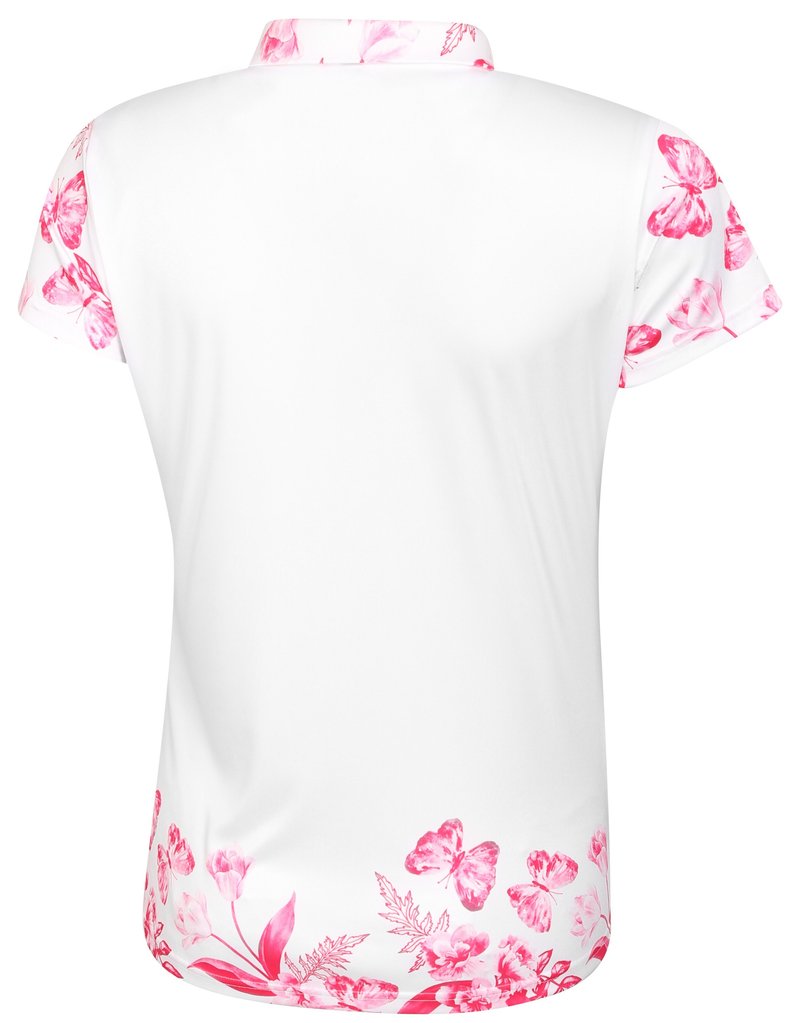 Fashion Sports Wear Tirana Pink dámské polo, bílo/růžové