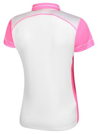 Fashion Sports Wear Accra Pink dámské polo, bílo/růžové