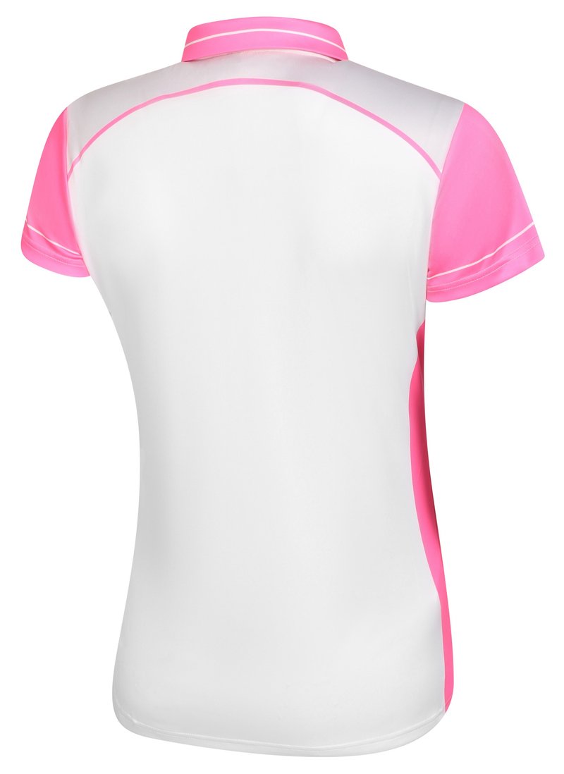 Fashion Sports Wear Accra Pink dámské polo, bílo/růžové