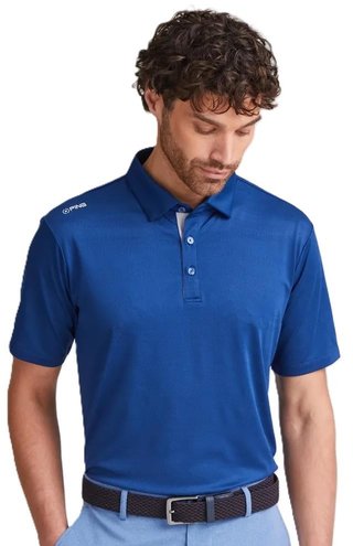 Ping Claude Camo Mesh pánské polo, inky
