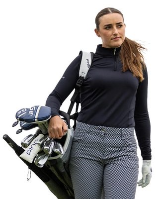 PING Aveline Half Zip dámská mikina, černá