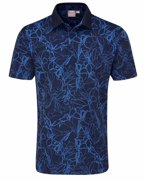 Ping Orlando pánské polo, navy/bright cobalt