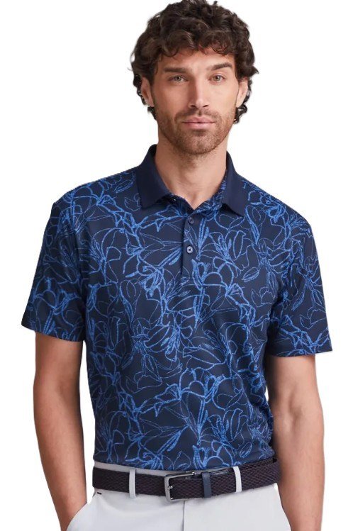Ping Orlando pánské polo, navy/bright cobalt