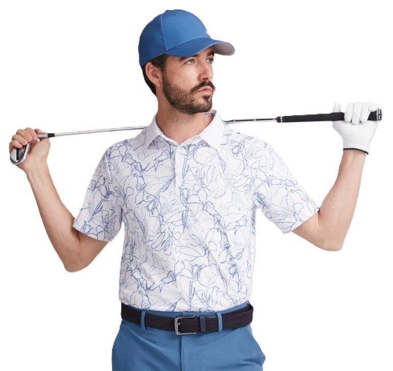 Ping Orlando pánské polo, white/stellar