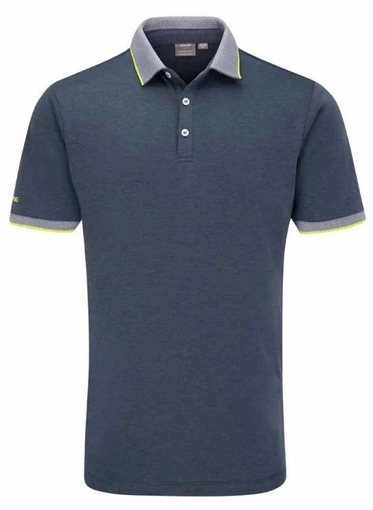 Ping Gideon pánské polo, light navy marl
