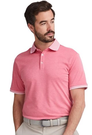 Ping Gideon pánské polo, rhapsody pink marl