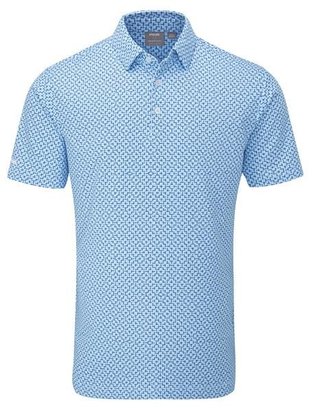 Ping Ephron Printed pánské polo, baltic sea multi