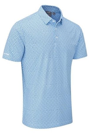 Ping Ephron Printed pánské polo, baltic sea multi