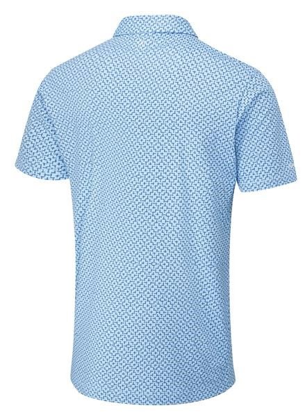 Ping Ephron Printed pánské polo, baltic sea multi