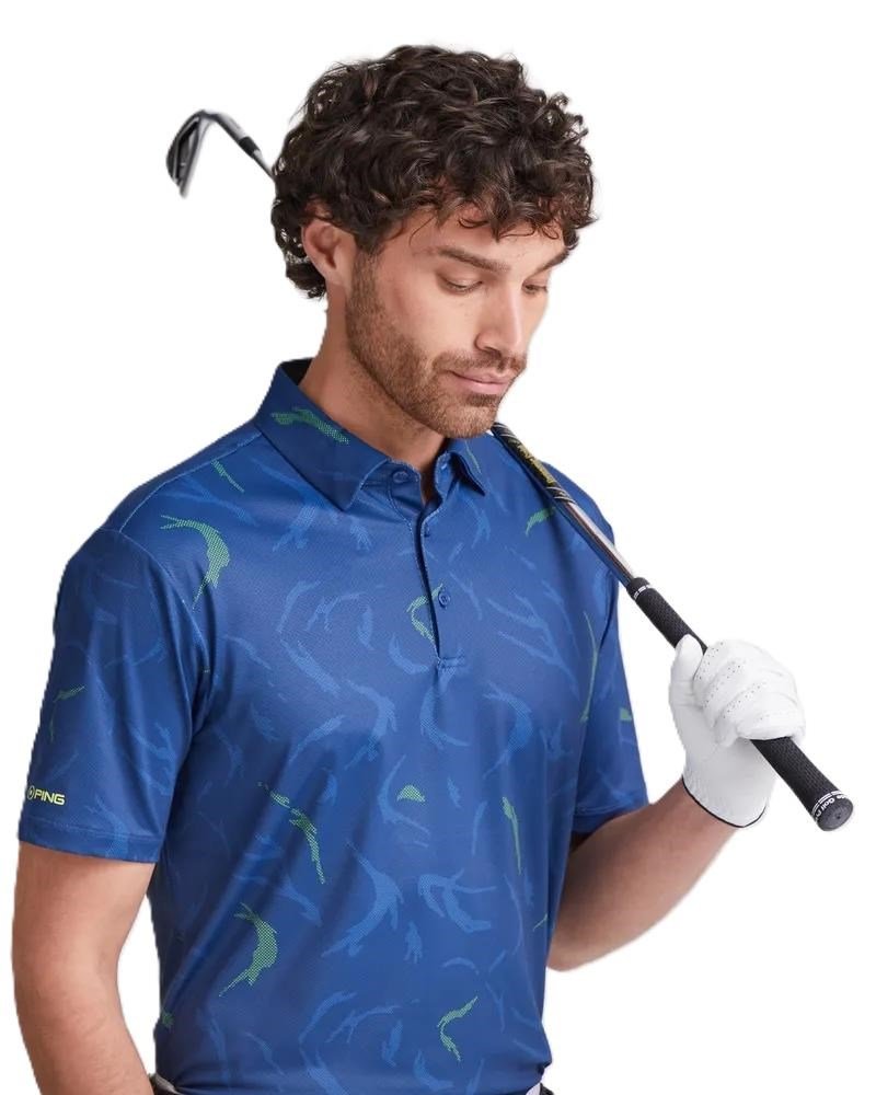 Ping Ephron Printed pánské polo, inky multi