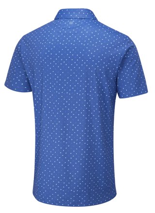 Ping Ephron Printed pánské polo, bright cobalt multi