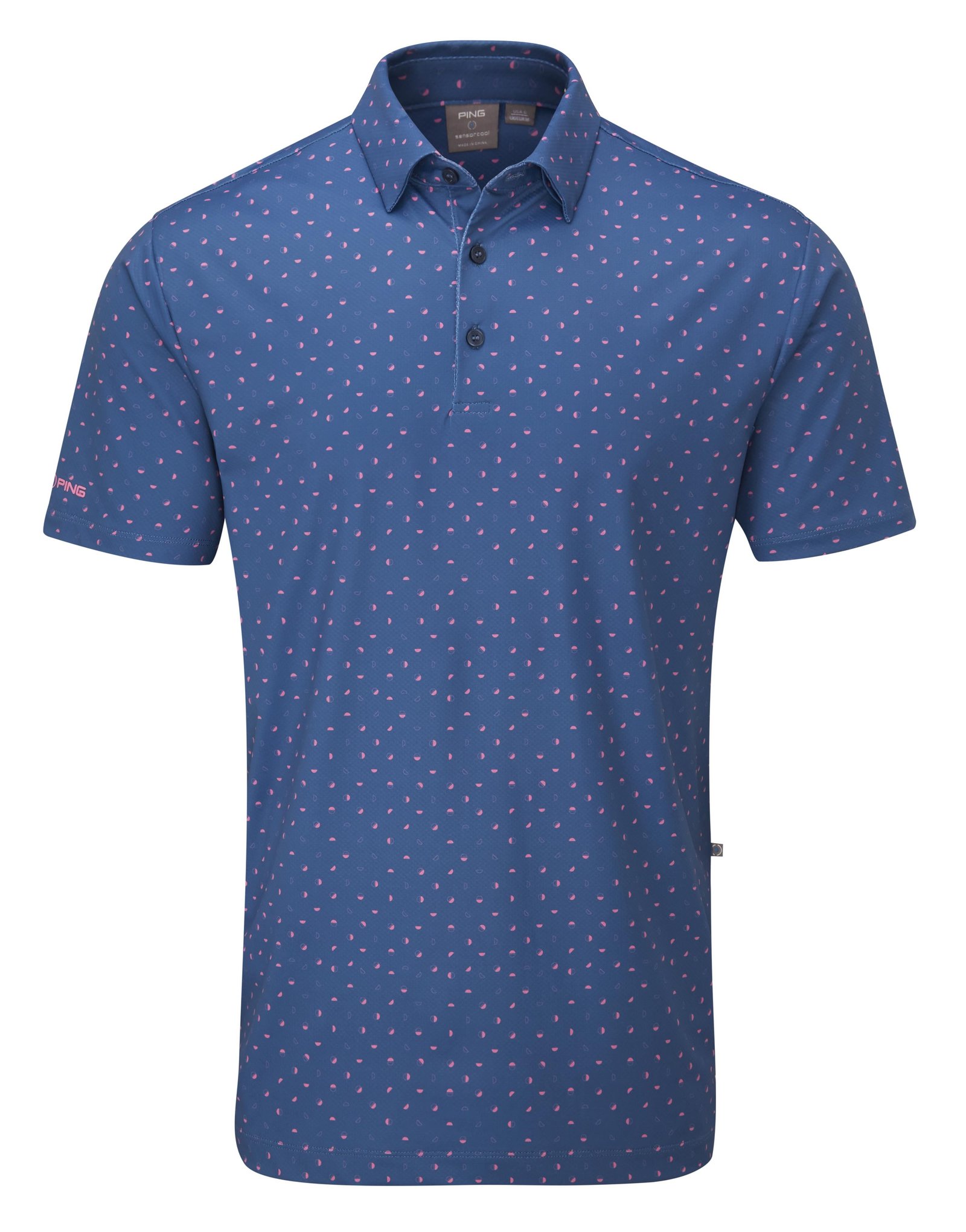 Ping Ephron Printed pánské polo, stellar multi
