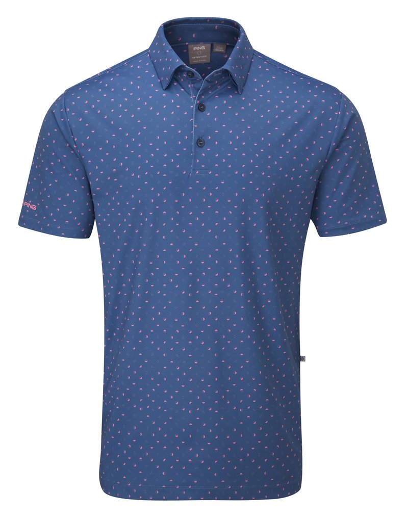 Ping Ephron Printed pánské polo, stellar multi