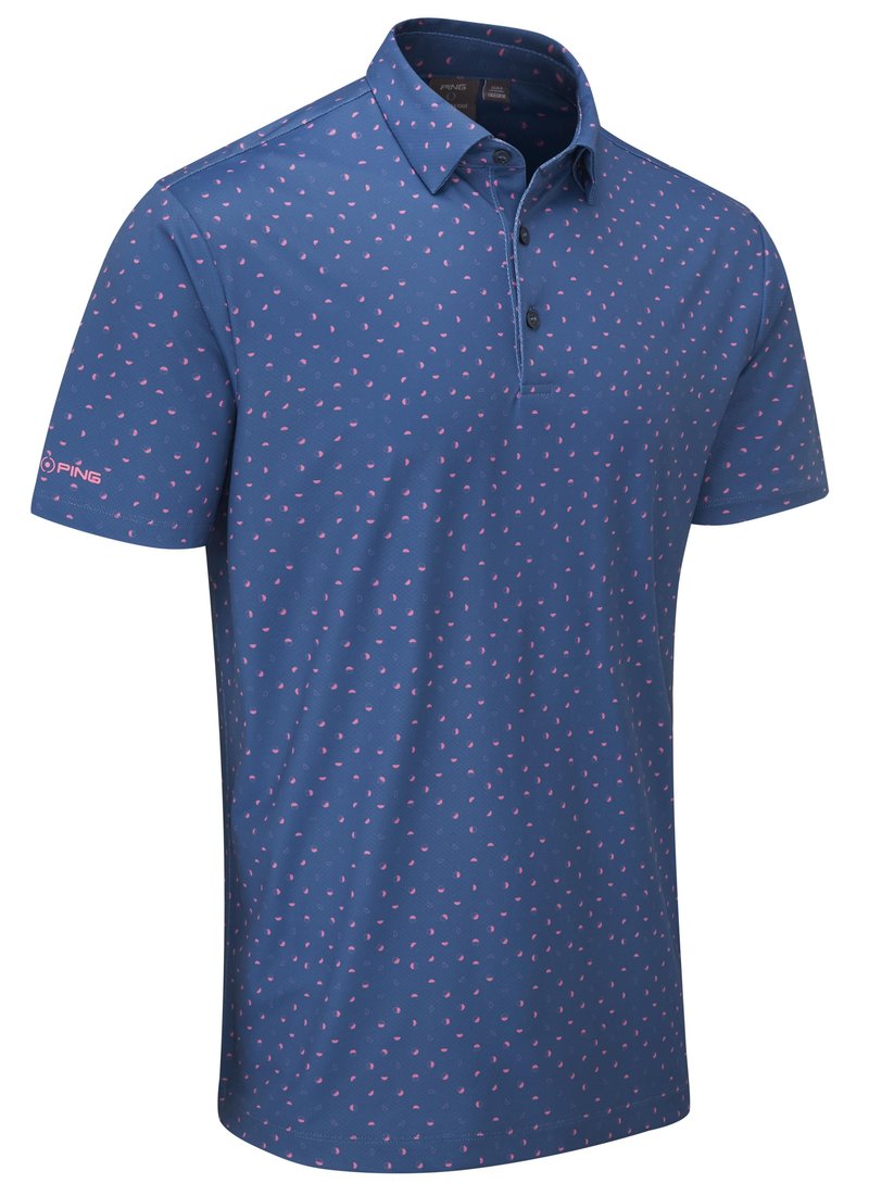 Ping Ephron Printed pánské polo, stellar multi