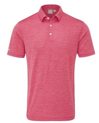 Ping Rafe mens polo, rhapsody pink